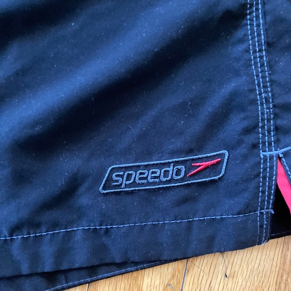 “Mad Men" Television Series Speedo Promo Swim Shorts, Men's size M, Black & Red - Picture 3 of 12
